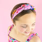 Hummingbird Floral Braided Headband