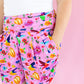 Hummingbird Floral Women's Lounge Shorts