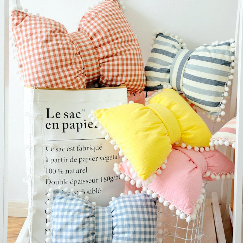 Bow Shaped Decorative Pillows