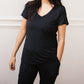 Signature Solids Women's Lounge V-Neck