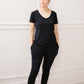 Signature Solids Women's Lounge V-Neck