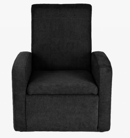 HomeRoots Kids Comfy Upholstered Recliner Chair with Storage