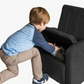 HomeRoots Kids Comfy Upholstered Recliner Chair with Storage